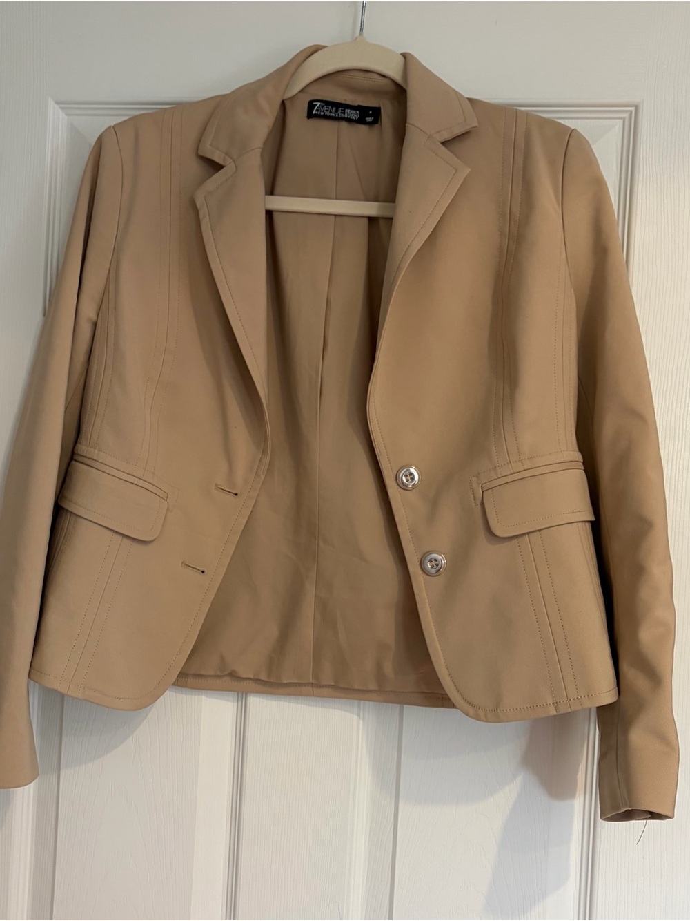Beige Tailored Women's Blazer